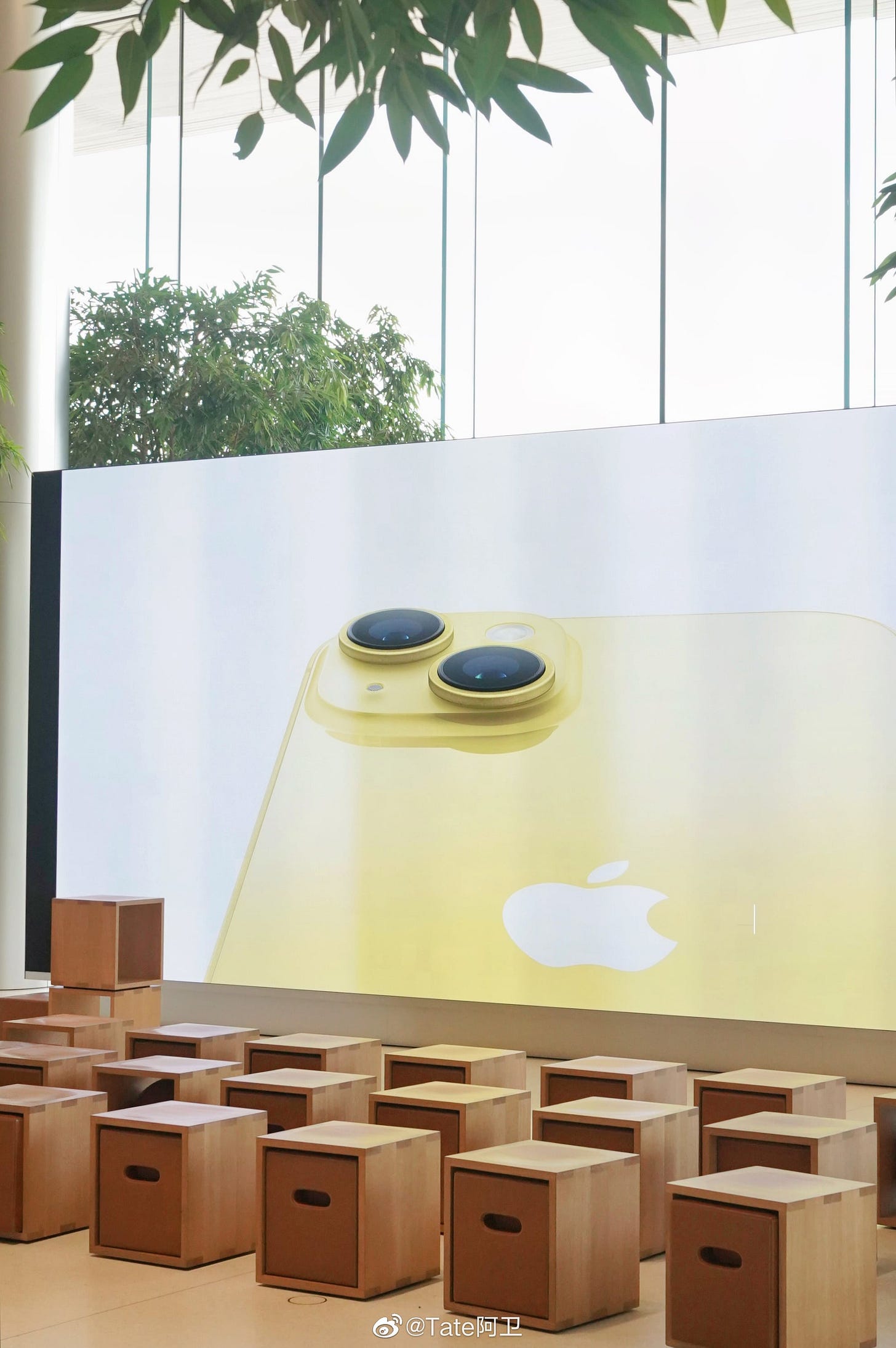 Apple Iconsiam's Video Wall.