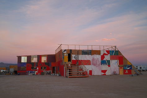 Scenes from camps at Mars