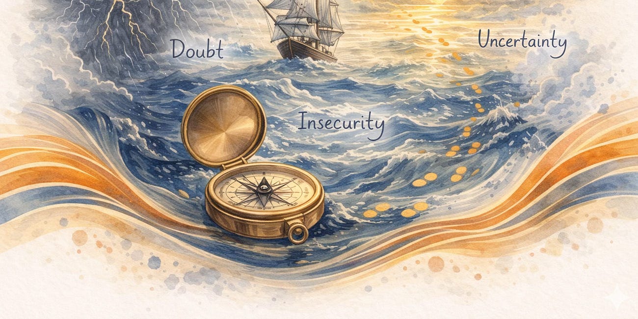 When uncertainty hits, go back to the feeling
