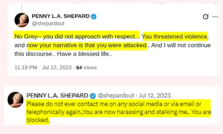 David Hall aka Grey Area Monarch Threatens Women Part 2