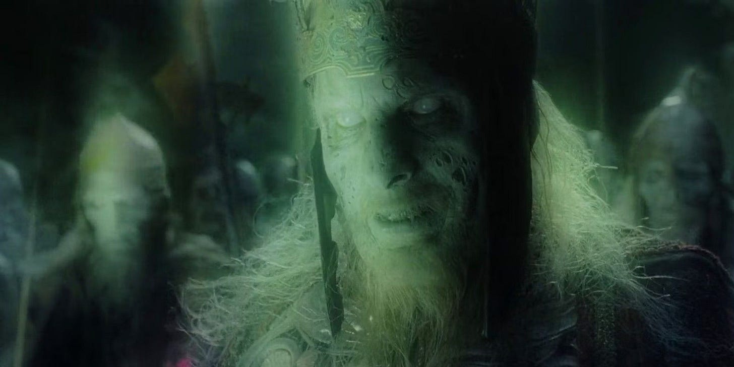 Who LOTR's King Of The Dead Was When He Was Alive