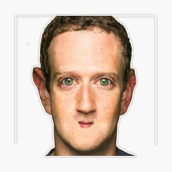 "Mark Zuckerberg - Alien" Sticker for Sale by GeekStop | Redbubble "Mark Zuckerberg - Alien" Sticker for Sale by GeekStop | Redbubble