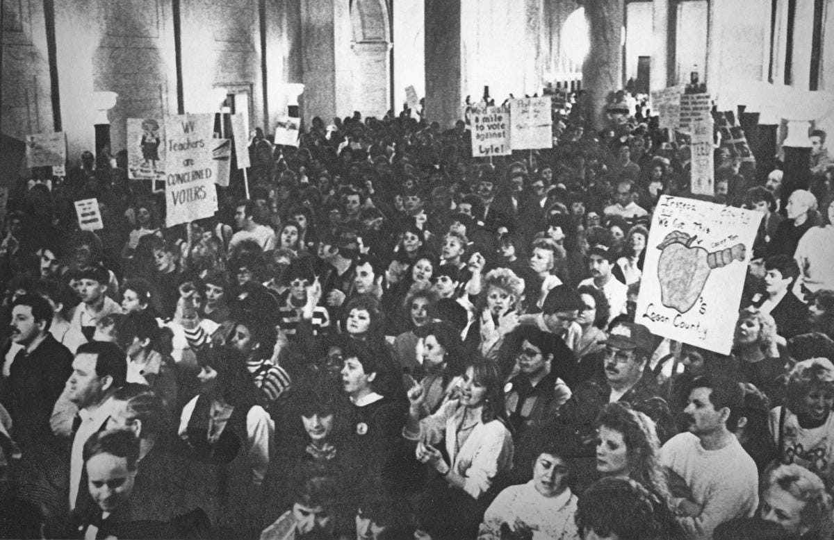 Photos: West Virginia's first teacher's strike in 1990 lasted 11 days |  Education | wvgazettemail.com