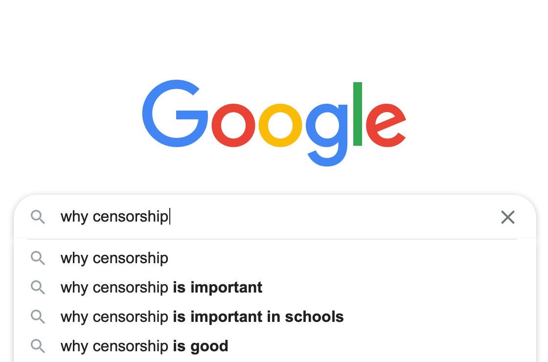 Google: Censorship Results Google: Censorship Results