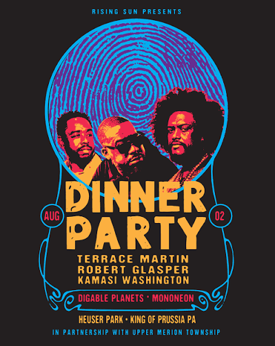 AUG 2 ❗️ Jazz supergroup @dinnerparty ft @terracemartin @robertglasper and @kamasiwashington comes to King Of Prussia, PA – just outside of Philly – for a rare showcase with opening guests @planetsdigable & @ AUG 2 ❗️ Jazz supergroup @dinnerparty ft @terracemartin @robertglasper and @kamasiwashington comes to King Of Prussia, PA – just outside of Philly – for a rare showcase with opening guests @planetsdigable & @