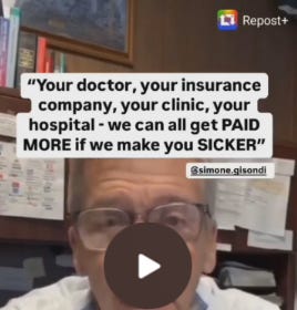 Dr. Scott Jensen: “Your Doctor, Your Insurance Company, Your Clinic, Your Hospital - We Can All Get Paid More if We Make You SICKER” 