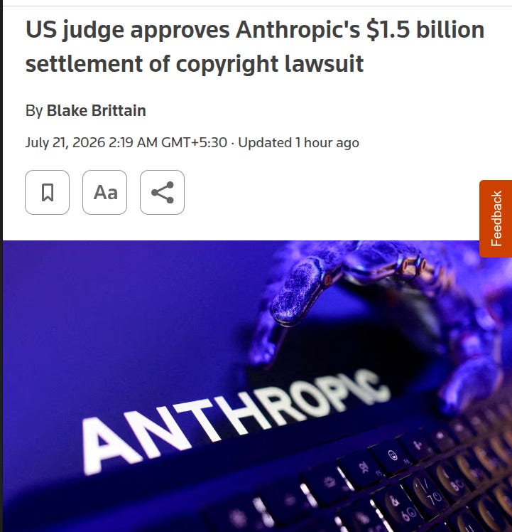 Anthropic's $1.5B copyright settlement with authors gets...