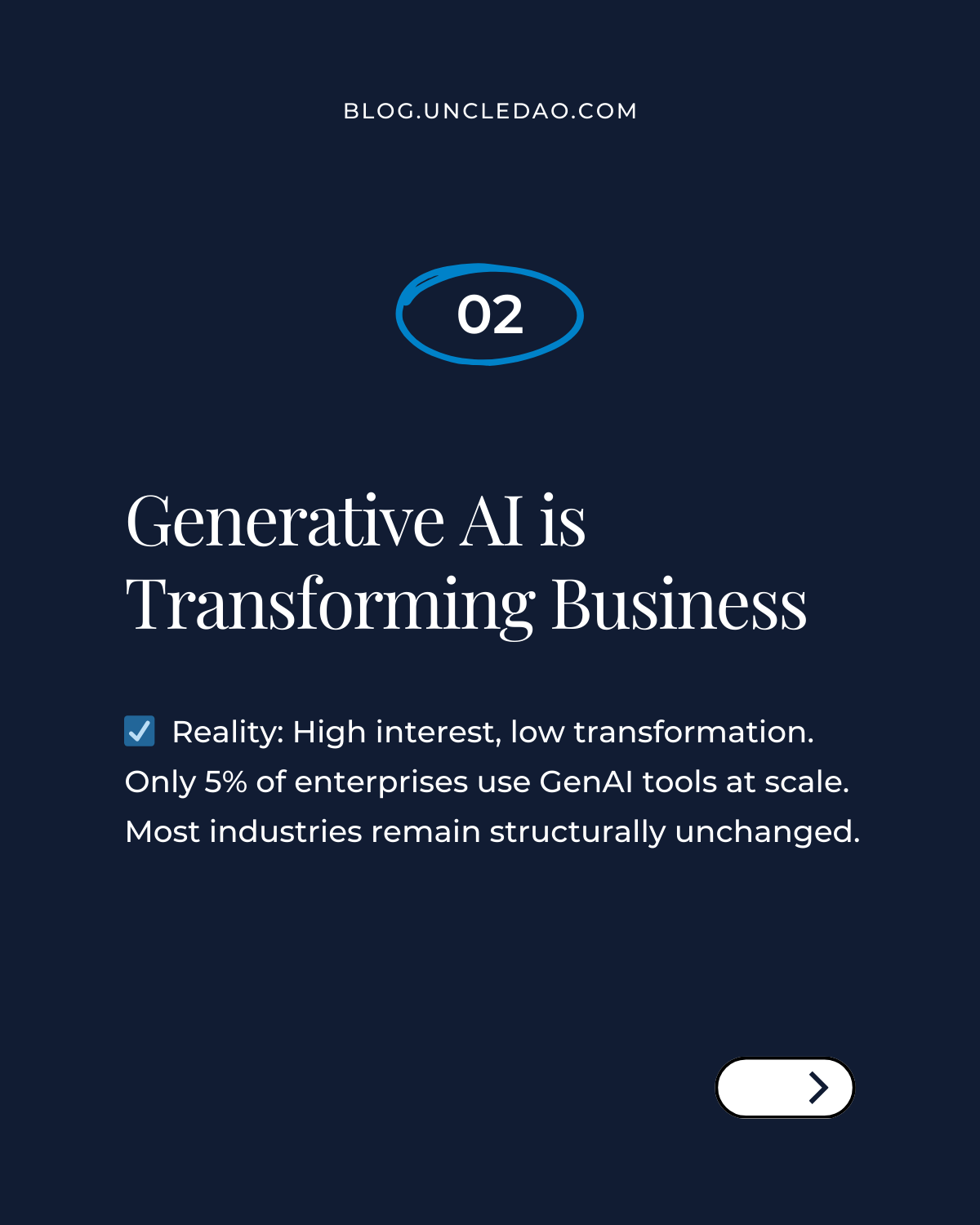 Ngộ nhận #2: Generative AI đang đại tu doanh nghiệp