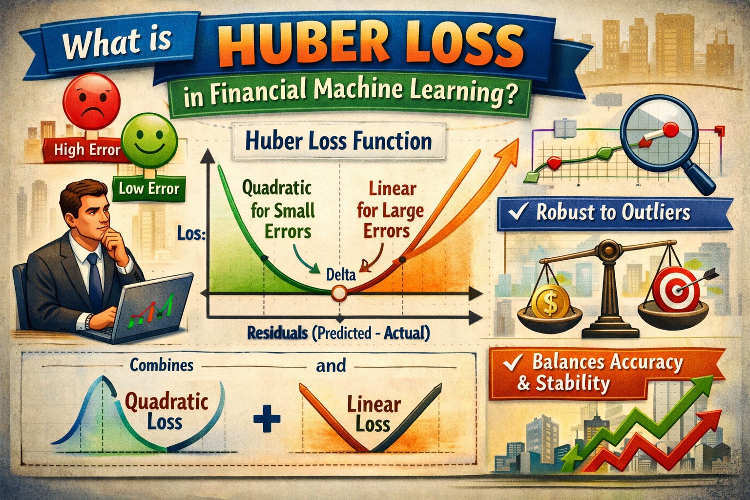 Huber Machine Learning Model What is Huber Loss in Financial Machine Learning
