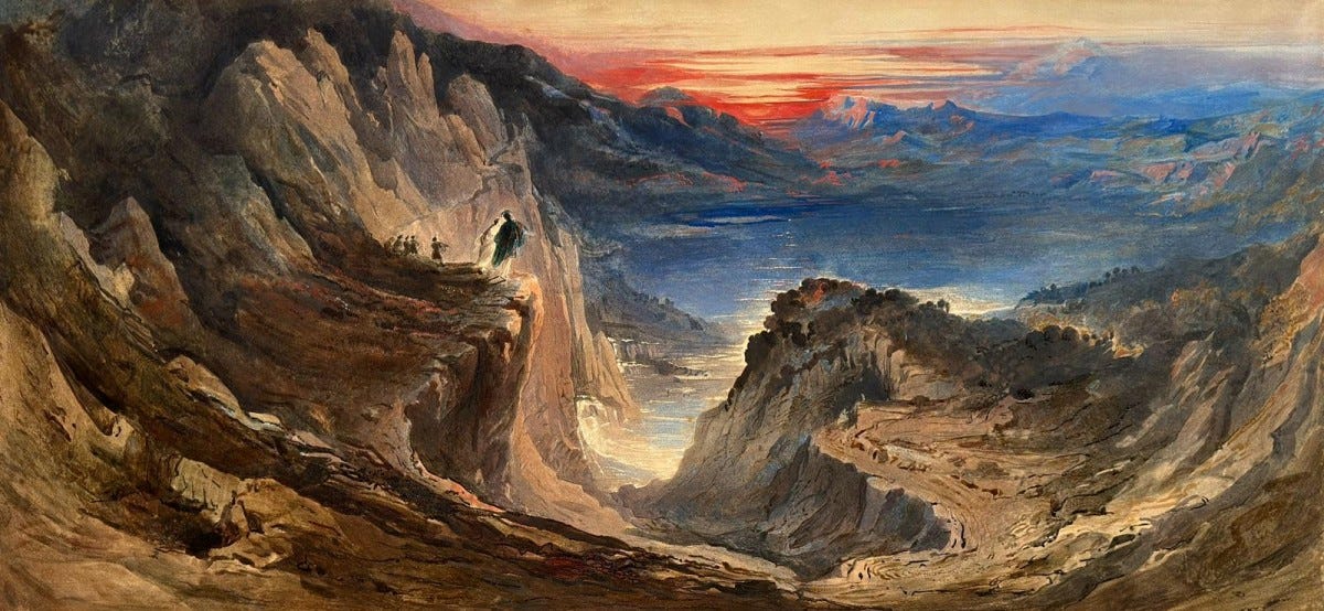 Joshua exploring the land of Canaan - John MARTIN (1789-1854)