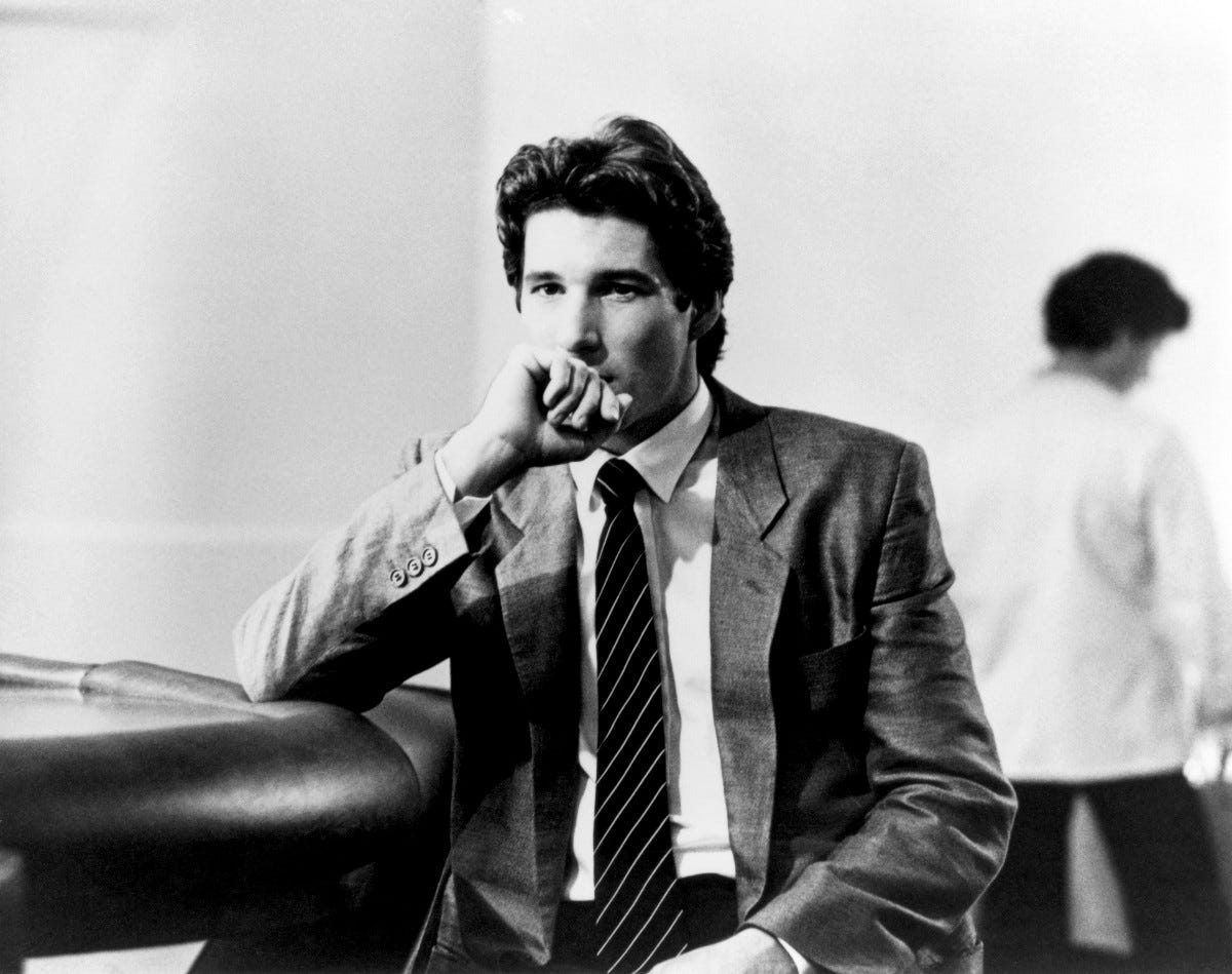How Richard Gere's Suits in “American Gigolo” (1980) Put Armani On the  Global Fashion Map ~ Vintage Everyday