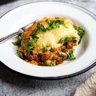 Minty Moroccan-Spiced Skillet Shepherd’s Pie