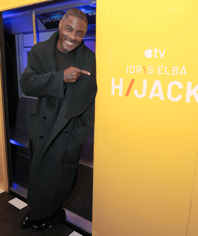 Idris Elba attends a special screening for “Hijack” season two in New York. “Hijack” season two premieres globally Wednesday, January 14, 2026 on Apple TV+.