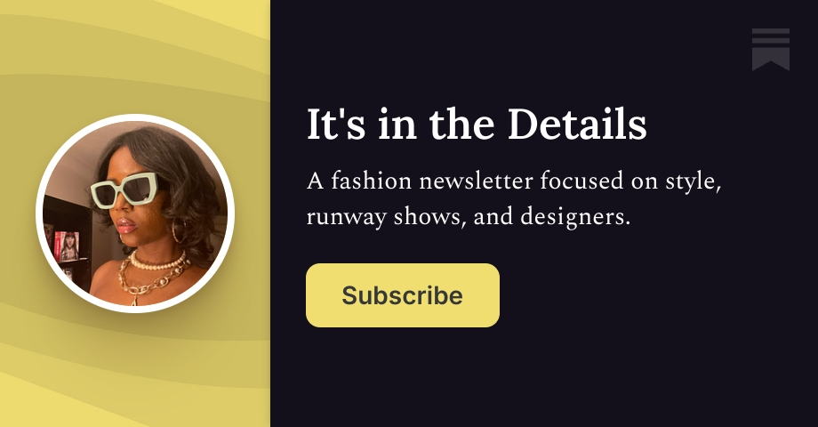 It's in the Details | Ashley | Substack