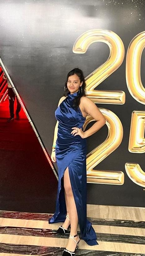 dani blue dress Blue Halter Mini Dress main image 0