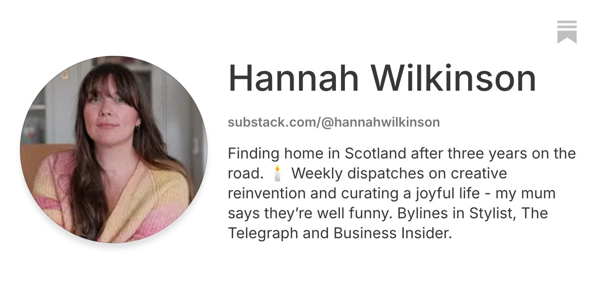 Hannah Wilkinson | Substack