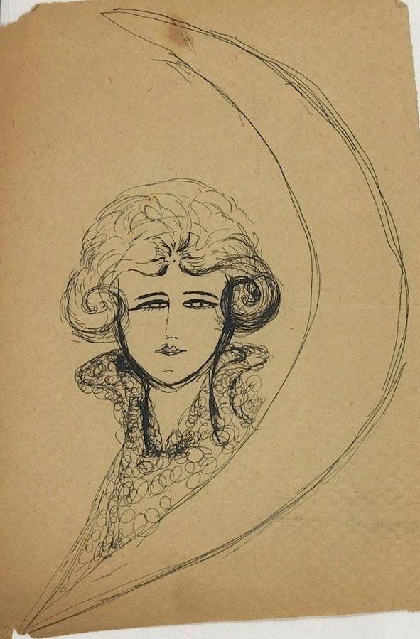 Léona Delcourt: Selbstporträt aus dem Jahr 1926 | Sketches, Art history ... Léona Delcourt: Selbstporträt aus dem Jahr 1926 | Sketches, Art history ...