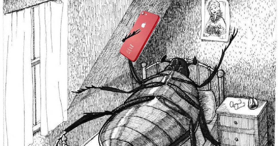 gal galoch on X: "As Gregor Samsa awoke one morning from uneasy dreams he  picked up his phone and immediately started doomscrolling.  https://t.co/Cw3ZfmywLq" / X