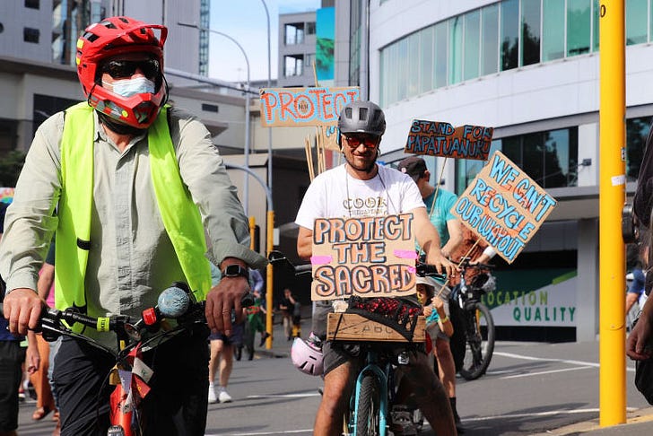 It may feel good to do your recycling and switch to electric cars and renewable energy, but they are not the way out of the climate crisis. Photo: Lynn Grieveson/Getty Images