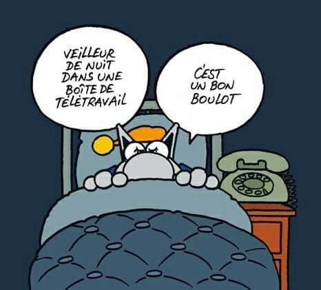 Dessin Gelück - veilleur de nuit