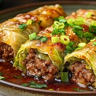 Cabbage Rolls, Asian Style