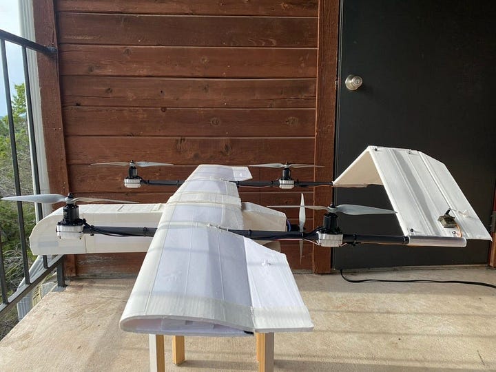 foam VTOL built from scratch