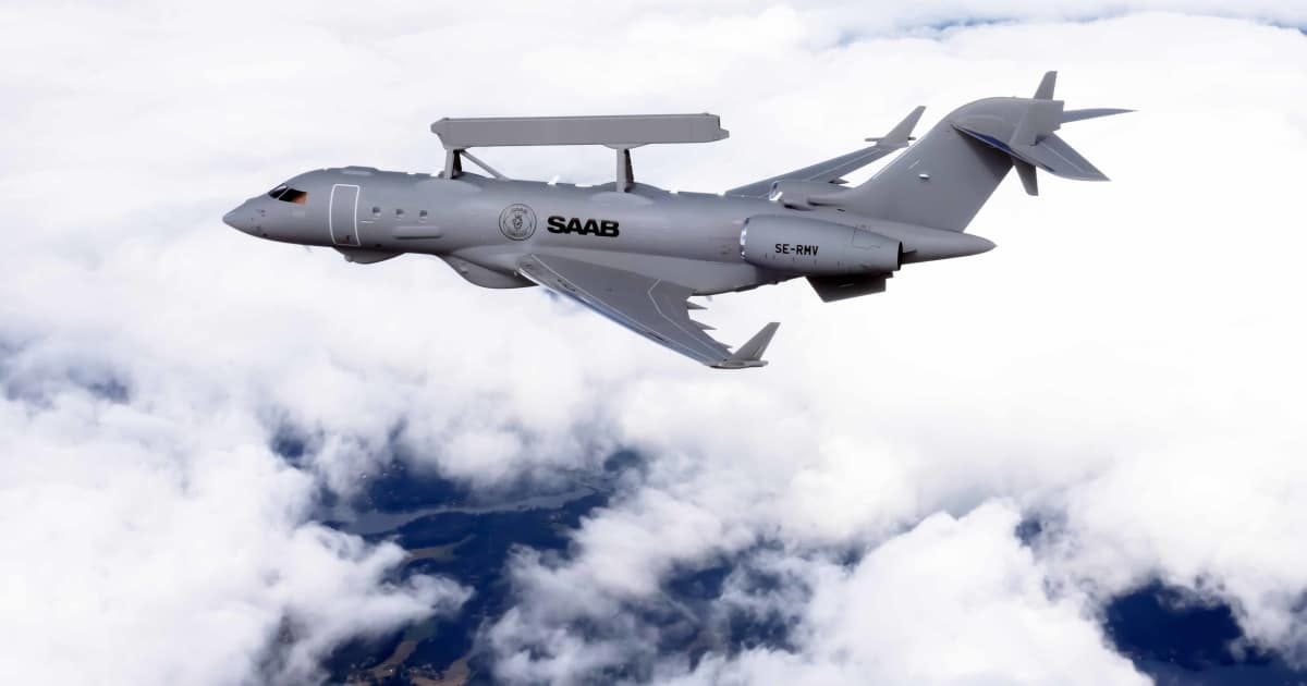 Saab GlobalEye AEW&C aircraft