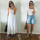 outfits worn during the final stretch of summer