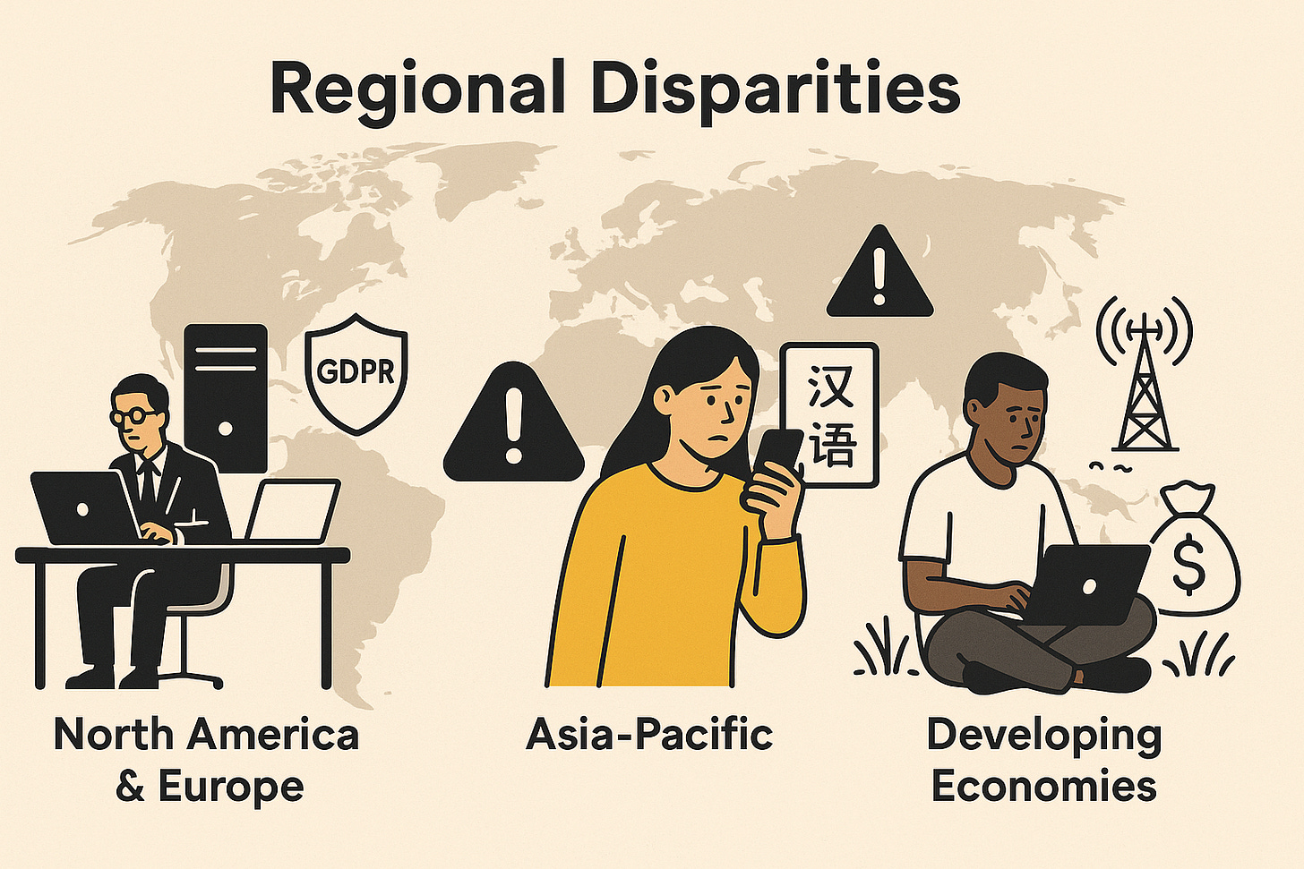 Regional Disparities for Global Handwriting market