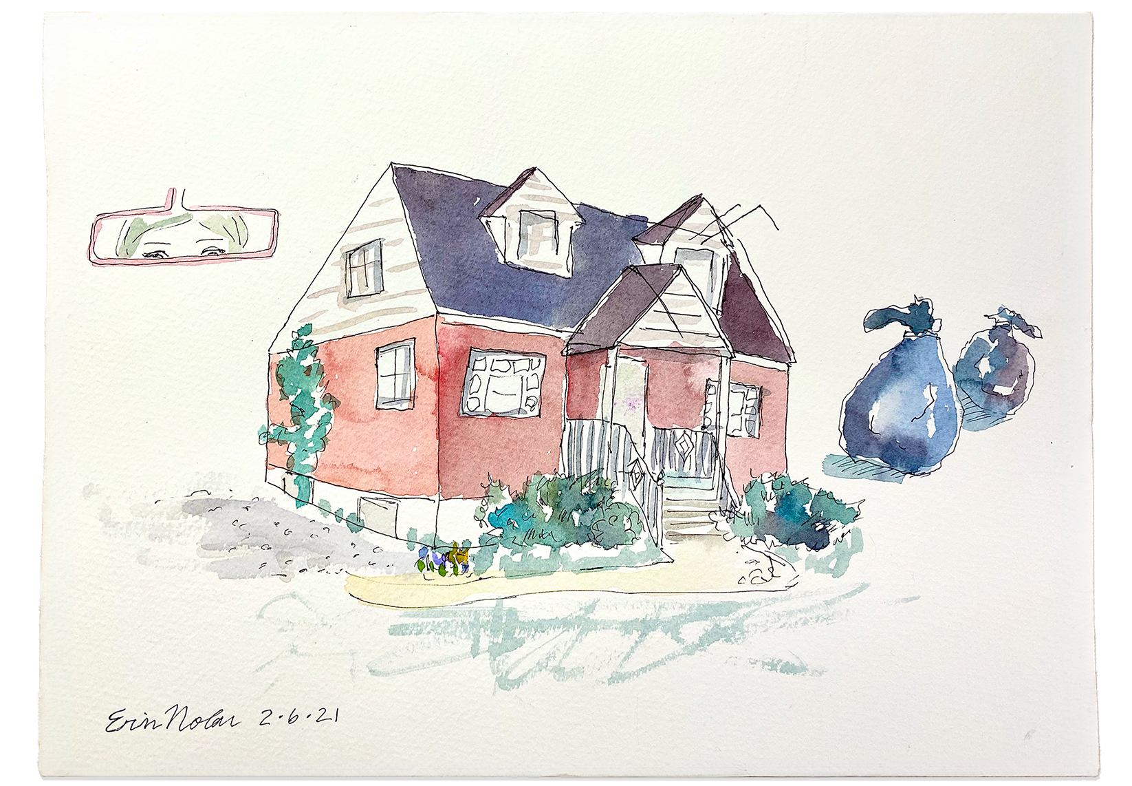 Childhood home painting