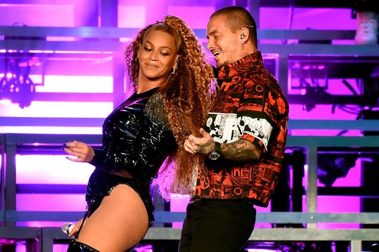 Beyonce j balvin Beyonce j balvin