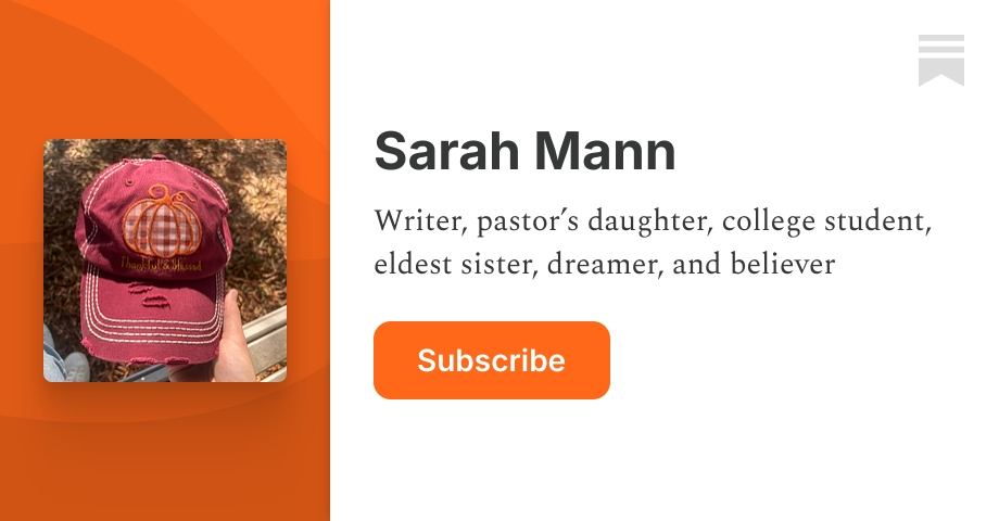 Sarah Mann | Substack