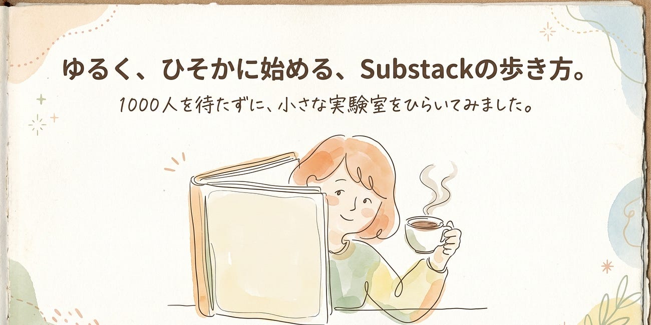 なぜ、しものんは「SubStackの有料プランを始めた」のか?