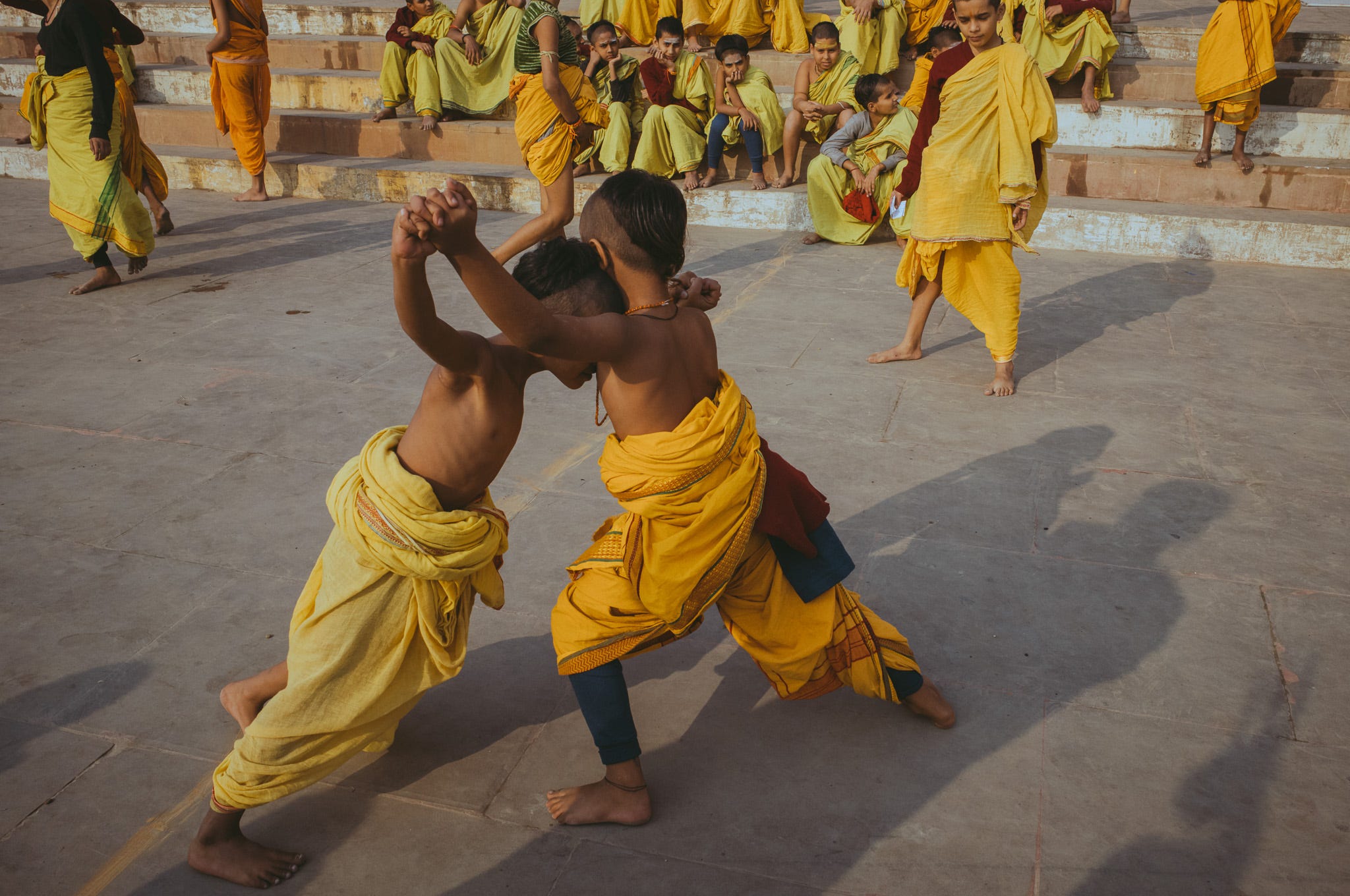 Batuks from Varanasi: Young minds who aim to become priests.