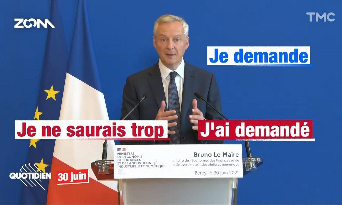 Zoom – Augmentation des salaires : Bruno Le Maire demande, mais jamais n’exige Zoom – Augmentation des salaires : Bruno Le Maire demande, mais jamais n’exige