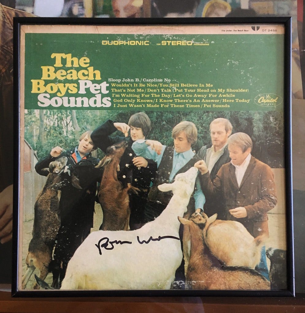 My cherished Brian Wilson signed Pet Sounds. Got to meet B… | Flickr