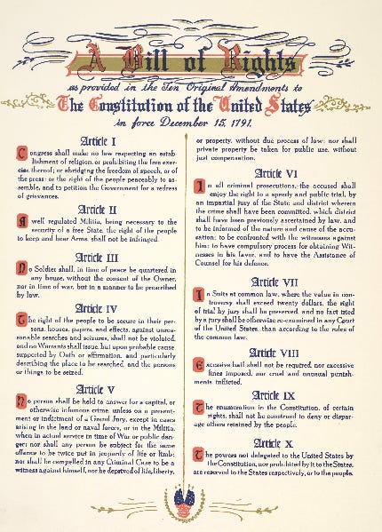 &ldquo;&hellip;in order to prevent misconstruction or abuse of its powers&hellip;further declaratory and restrictive clauses should be added&hellip;&rdquo;
