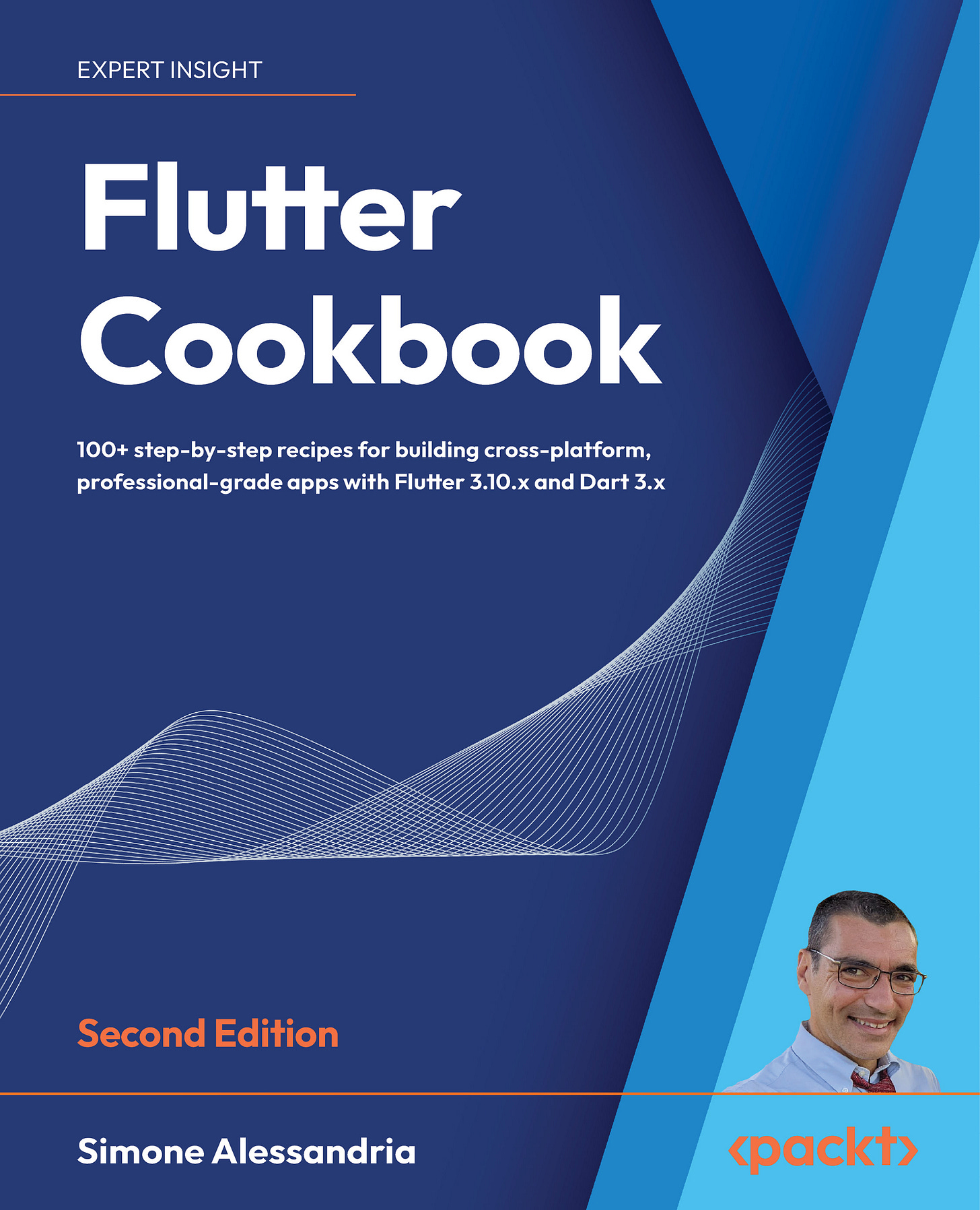 Flutter Cookbook - Second Edition, Published by Packt, Book Cover
