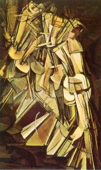 nude descending a staircase no 2 1912