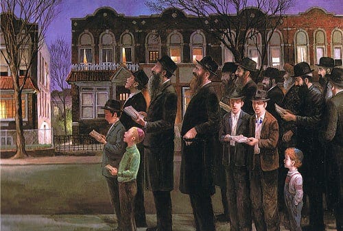 Art by Zalman Kleinman | Courtesy Rosa Kleinman | Via Zev Markowitz / Chai Art Gallery Art by Zalman Kleinman | Courtesy Rosa Kleinman | Via Zev Markowitz / Chai Art Gallery