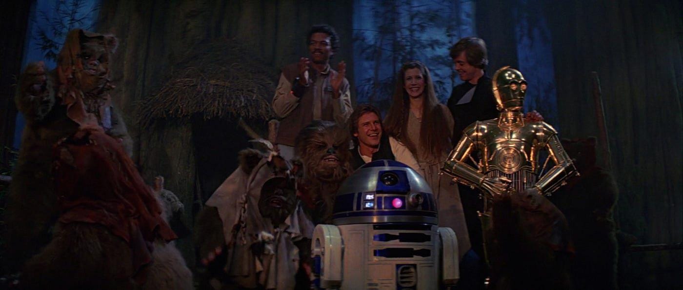 What's your favourite final shot of the nine Skywalker Saga films? : r/ StarWars