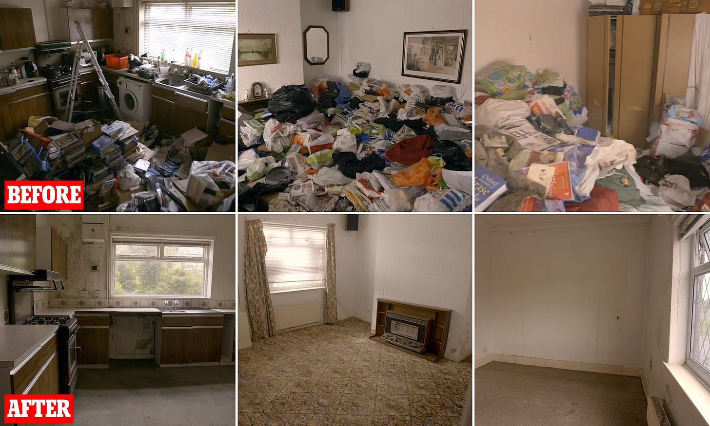 Hoarder Home, No Room to Move: Family of a nurse who died alone say they  had no idea how she lived | Daily Mail Online