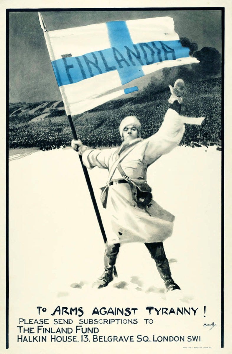Fundraising poster for Finl...