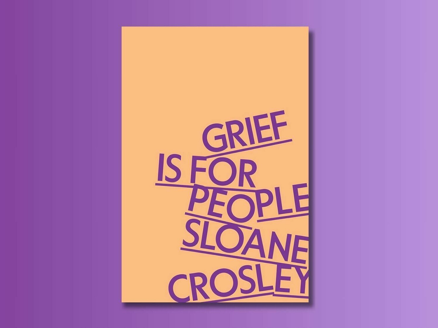 Grief Is for People' book review: Sloane Crosley mourns her best friend :  NPR