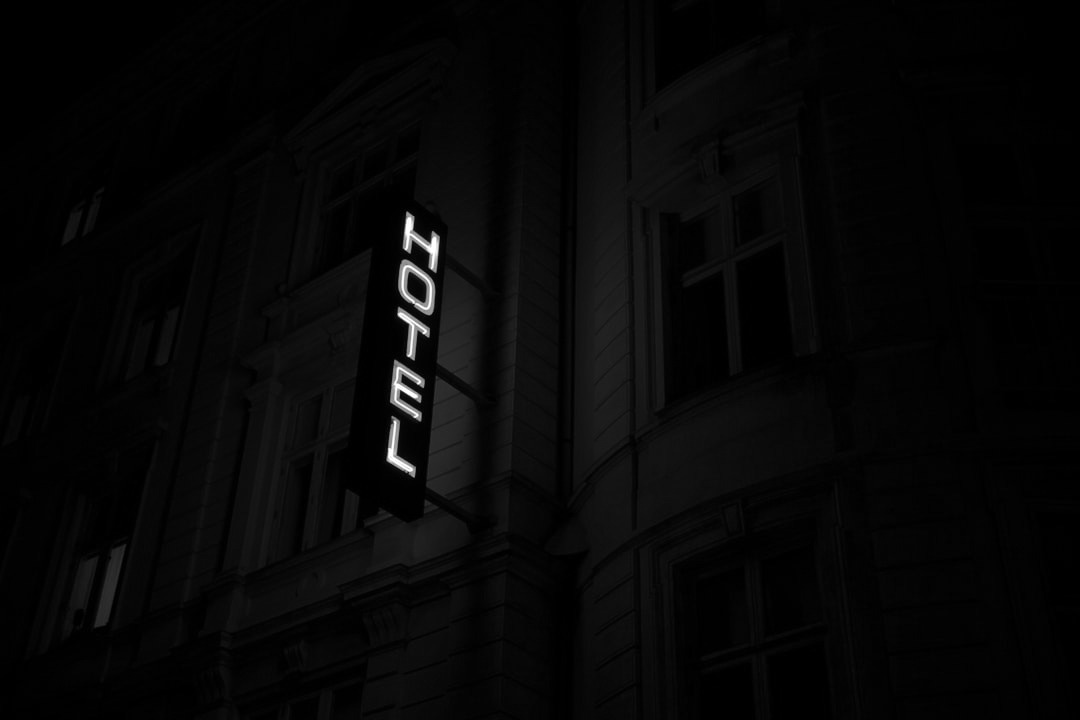 red hotel signage red hotel signage