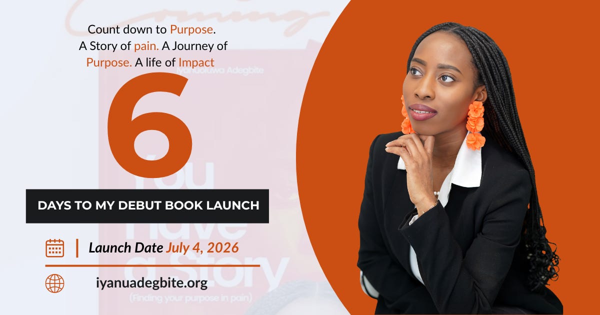6 Days to My Debut Book Launch: What This Journey Has Taught Me
