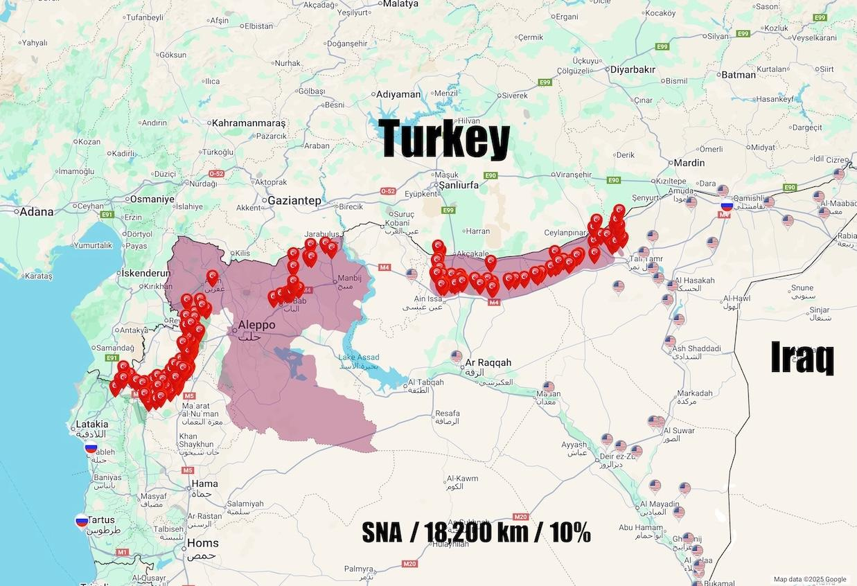 Syrian National Army map