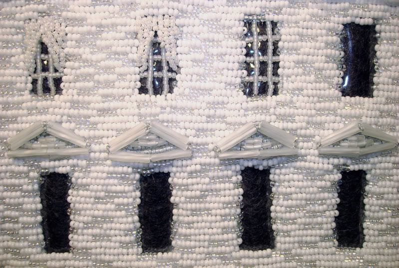 beaded White House windows Barack Obama pop art beadwork bead embroidery blog beaded White House windows Barack Obama pop art beadwork bead embroidery blog