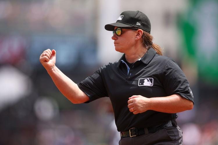 Jen Pawol makes baseball history as first woman to umpire an MLB game