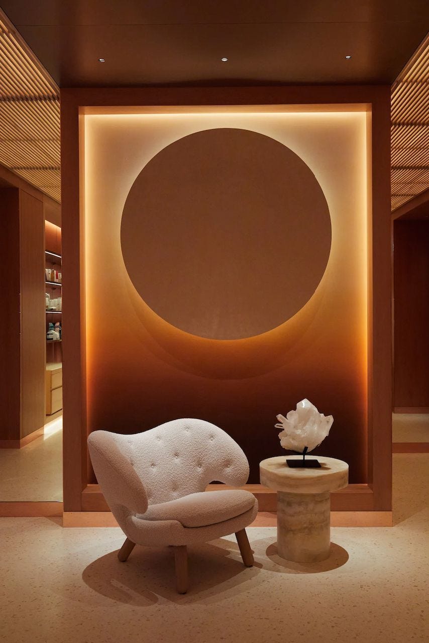 Spa facilities at Surrenne in London. Spa facilities at Surrenne in London.